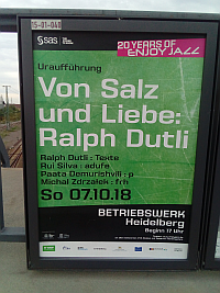 Enjoy Jazz Heidelberg 7.Oktober 2018