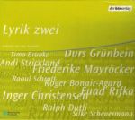 Lyrik zwei Lyrik zwei