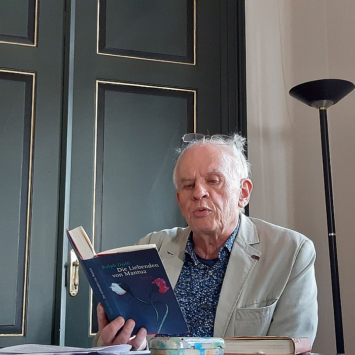 R.D. liest Die Liebenden von Mantua © Urs Heftrich